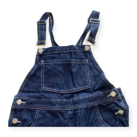 WE WORE WHAT Basic Denim Overalls, size M, New with tag - Picture 9 of 16
